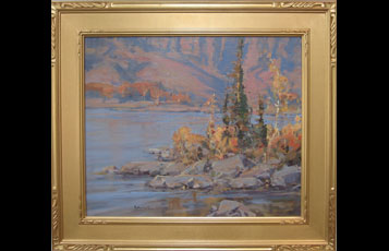 "In Full Sun on Fremont Lake"