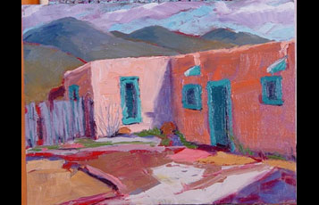 "El Torreon Hacienda in Afternoon Shadows"