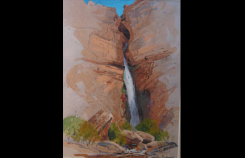 "Deer Creek Falls Morning"