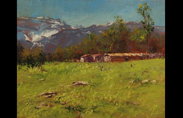 "Study of a Cabin"
